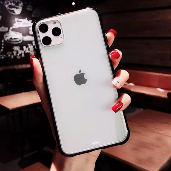 Other - NEW Silicone case iPhone 11 Pro Max Black edge